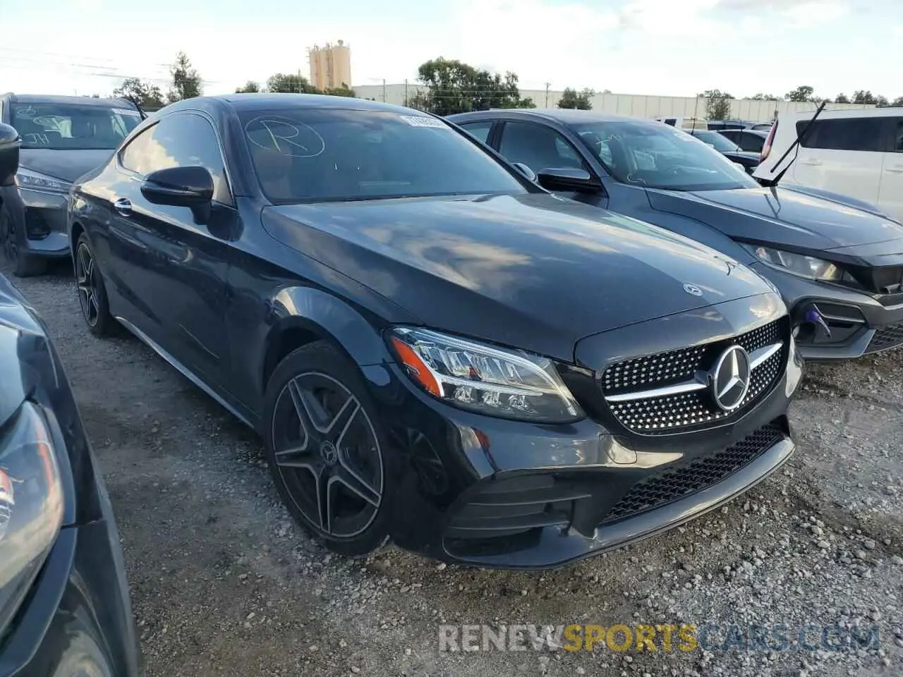4 fotografías del automóvil dañado W1KWJ8EB4MG092040 MERCEDES-BENZ C-CLASS 2021