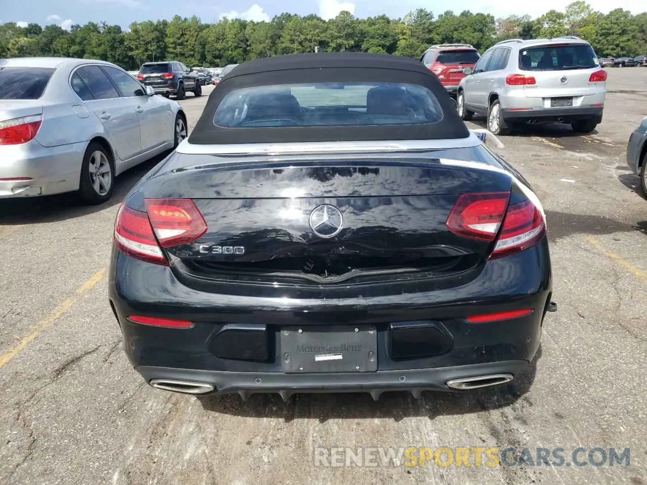 6 fotografías del automóvil dañado W1KWK8DB4MG054872 MERCEDES-BENZ C-CLASS 2021