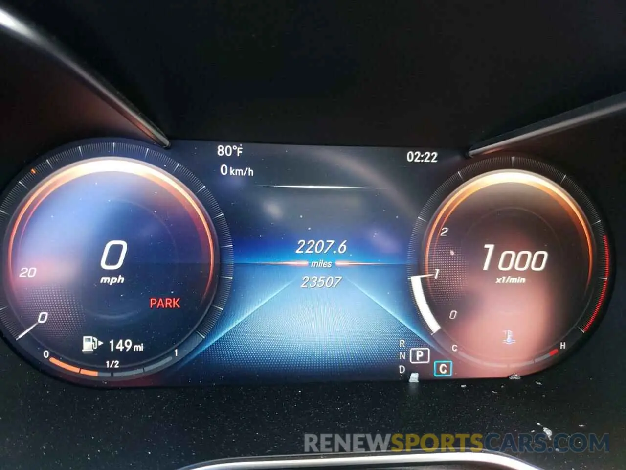 9 fotografías del automóvil dañado W1KWK8DB7MG100453 MERCEDES-BENZ C-CLASS 2021