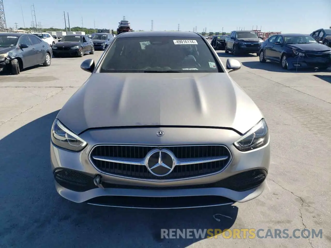 5 fotografías del automóvil dañado W1KAF4GB2NR045743 MERCEDES-BENZ C-CLASS 2022