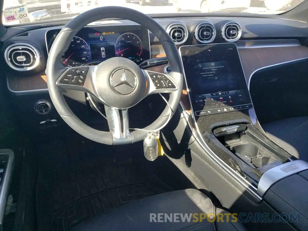 8 fotografías del automóvil dañado W1KAF4GB2NR045743 MERCEDES-BENZ C-CLASS 2022