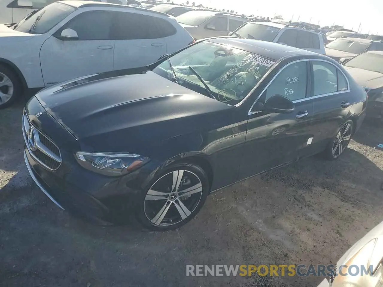 1 fotografías del automóvil dañado W1KAF4GB4NR053472 MERCEDES-BENZ C-CLASS 2022