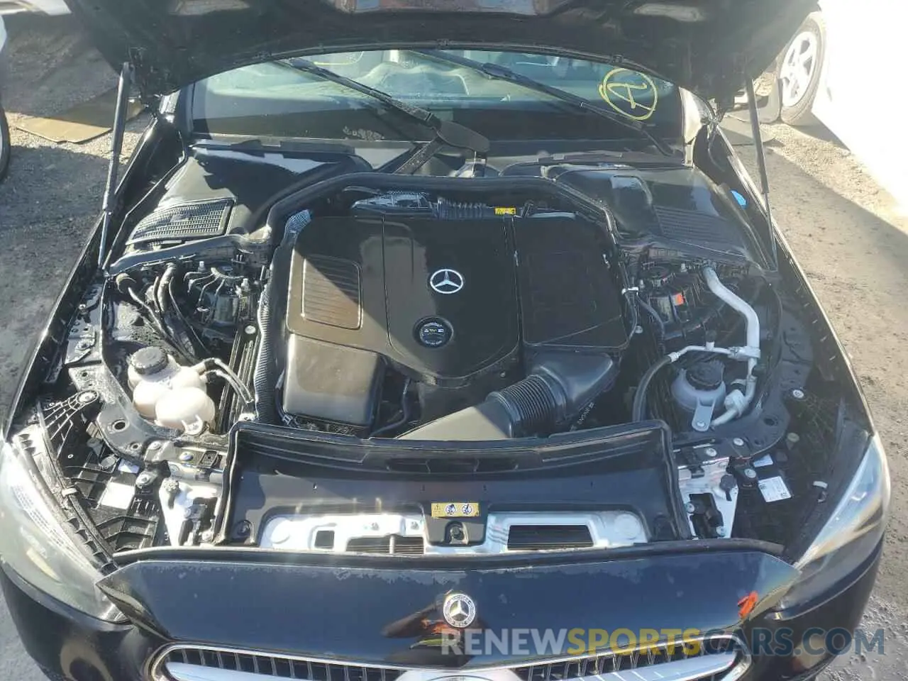 11 fotografías del automóvil dañado W1KAF4GB4NR053472 MERCEDES-BENZ C-CLASS 2022