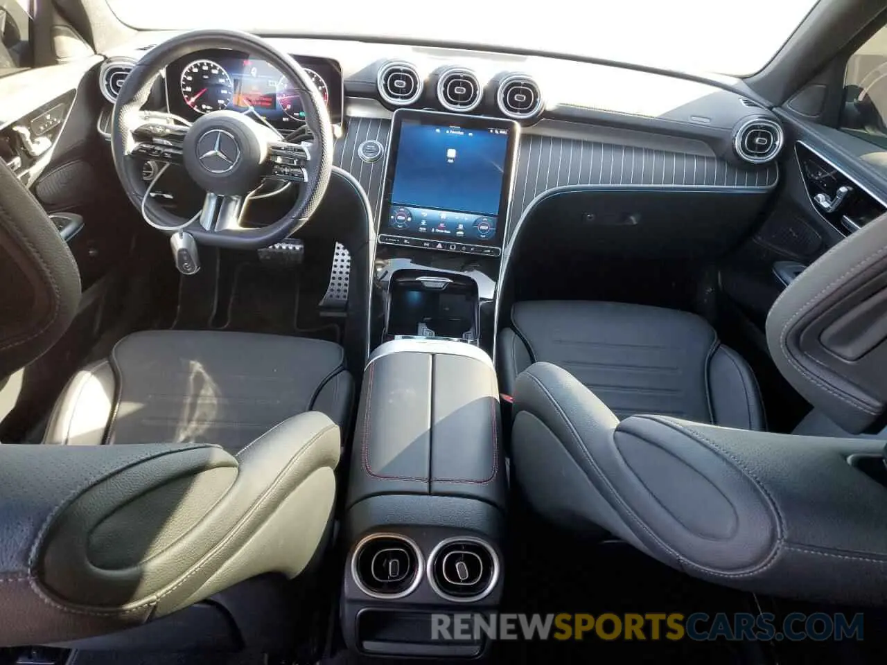 8 fotografías del automóvil dañado W1KAF4GB5NR057465 MERCEDES-BENZ C-CLASS 2022