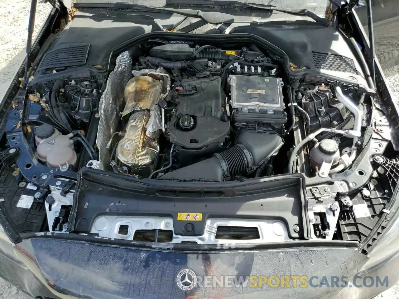 11 fotografías del automóvil dañado W1KAF4GB5NR057756 MERCEDES-BENZ C-CLASS 2022