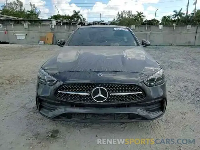 13 fotografías del automóvil dañado W1KAF4GB5NR057756 MERCEDES-BENZ C-CLASS 2022