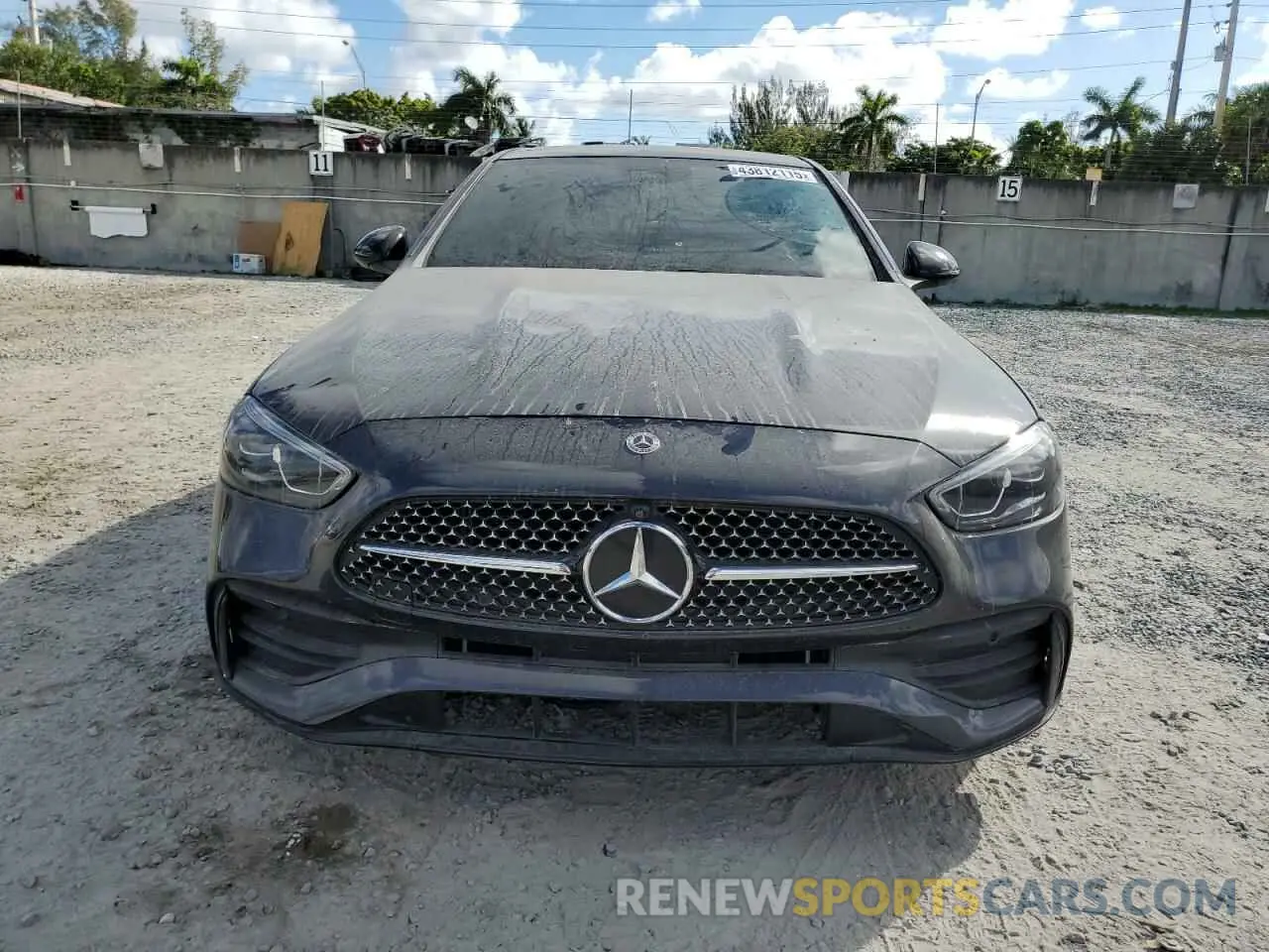 5 fotografías del automóvil dañado W1KAF4GB5NR057756 MERCEDES-BENZ C-CLASS 2022