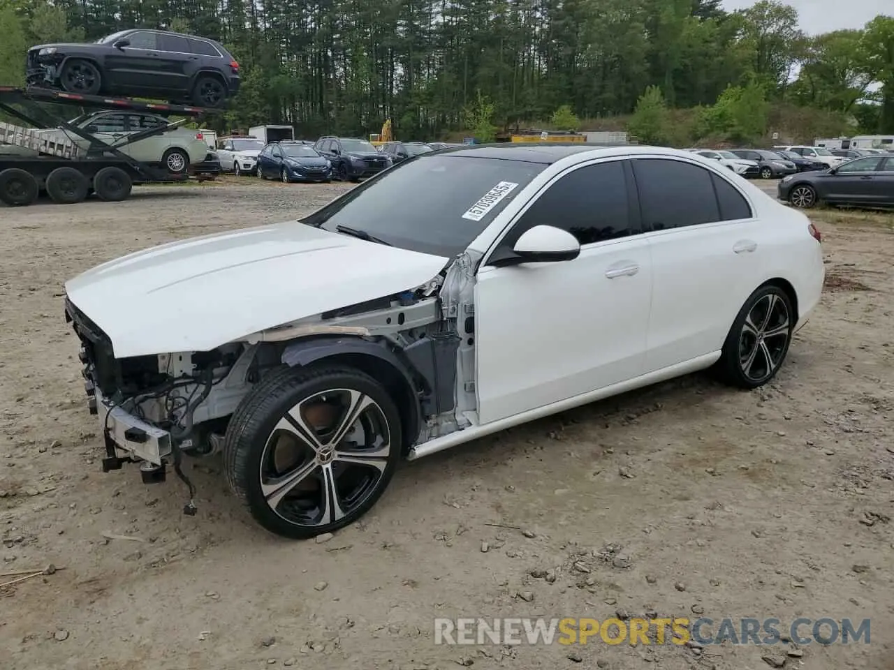 1 fotografías del automóvil dañado W1KAF4GB6NR048287 MERCEDES-BENZ C-CLASS 2022