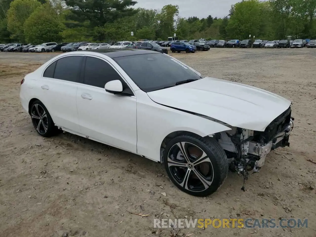 4 fotografías del automóvil dañado W1KAF4GB6NR048287 MERCEDES-BENZ C-CLASS 2022