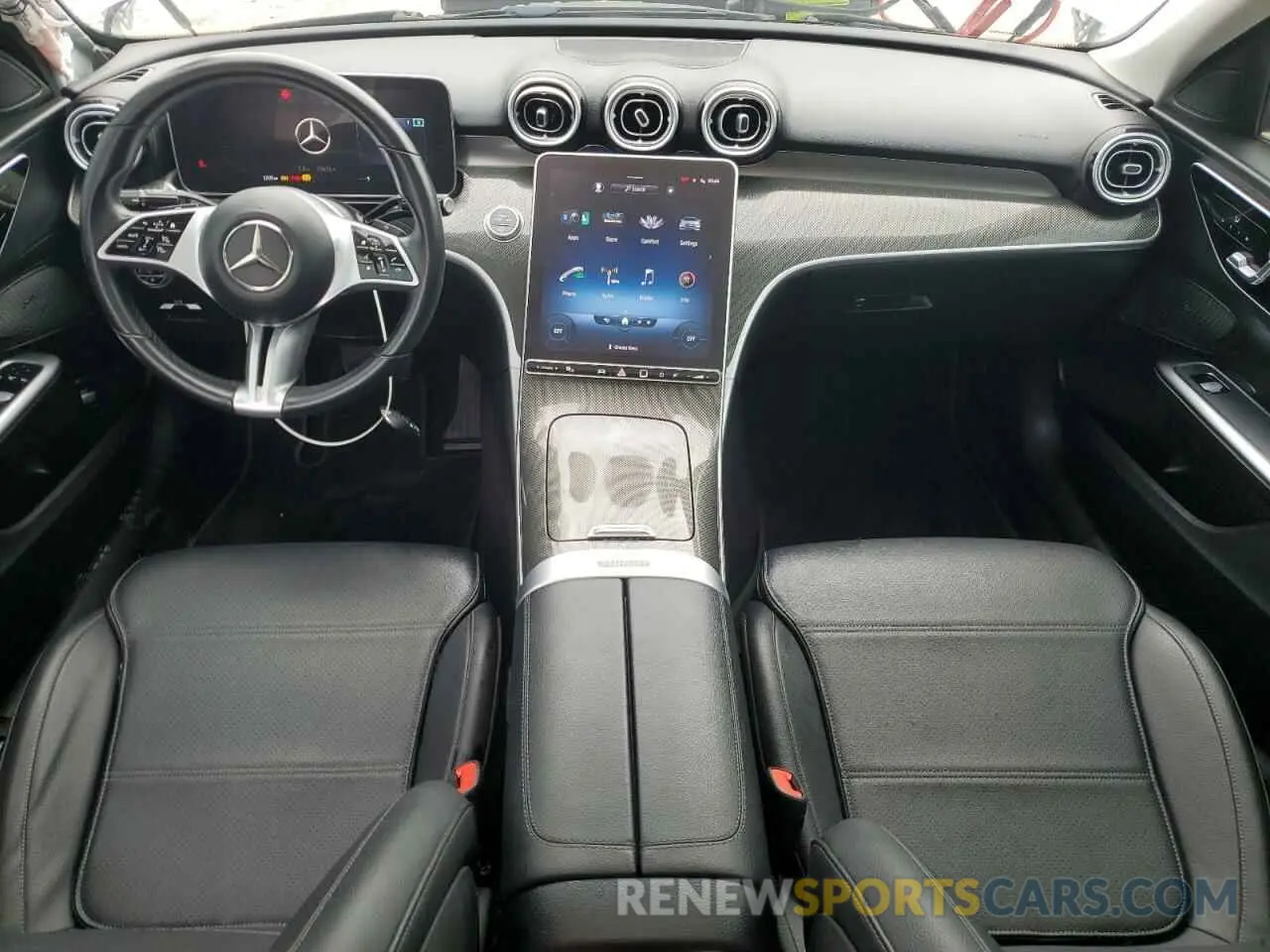 8 fotografías del automóvil dañado W1KAF4GB6NR048287 MERCEDES-BENZ C-CLASS 2022
