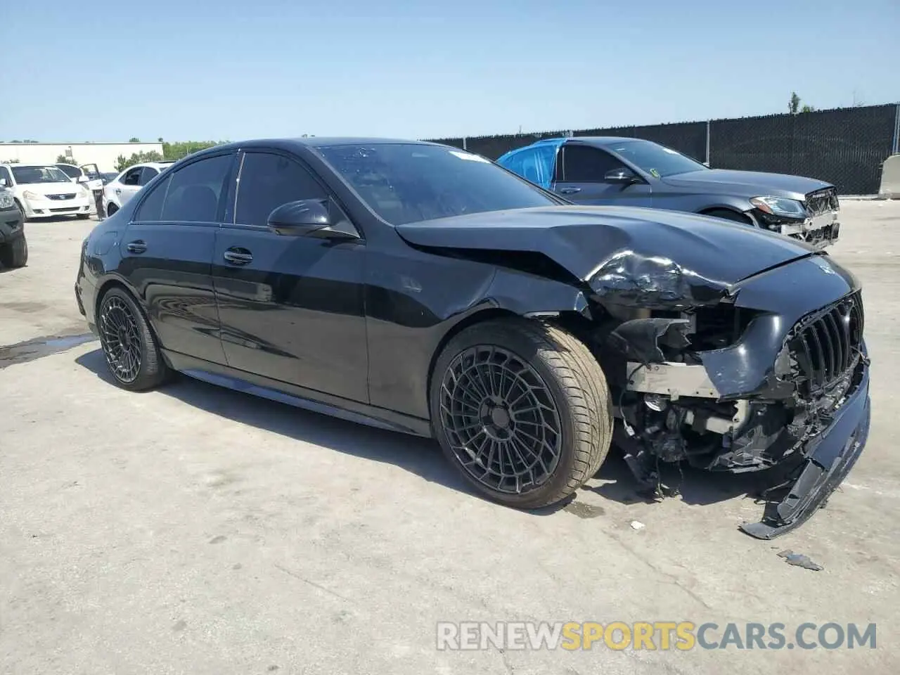 4 fotografías del automóvil dañado W1KAF4GBXNR046025 MERCEDES-BENZ C-CLASS 2022