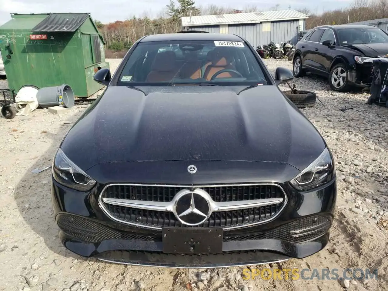 5 fotografías del automóvil dañado W1KAF4HB1NR008262 MERCEDES-BENZ C-CLASS 2022