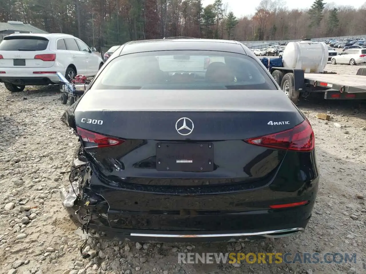6 fotografías del automóvil dañado W1KAF4HB1NR008262 MERCEDES-BENZ C-CLASS 2022