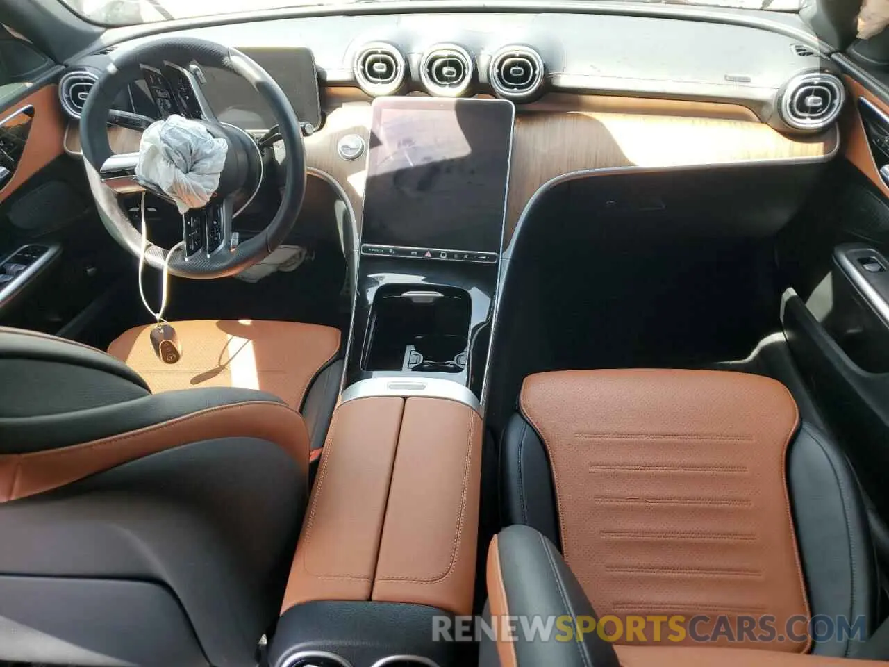 8 fotografías del automóvil dañado W1KAF4HB3NR047063 MERCEDES-BENZ C-CLASS 2022