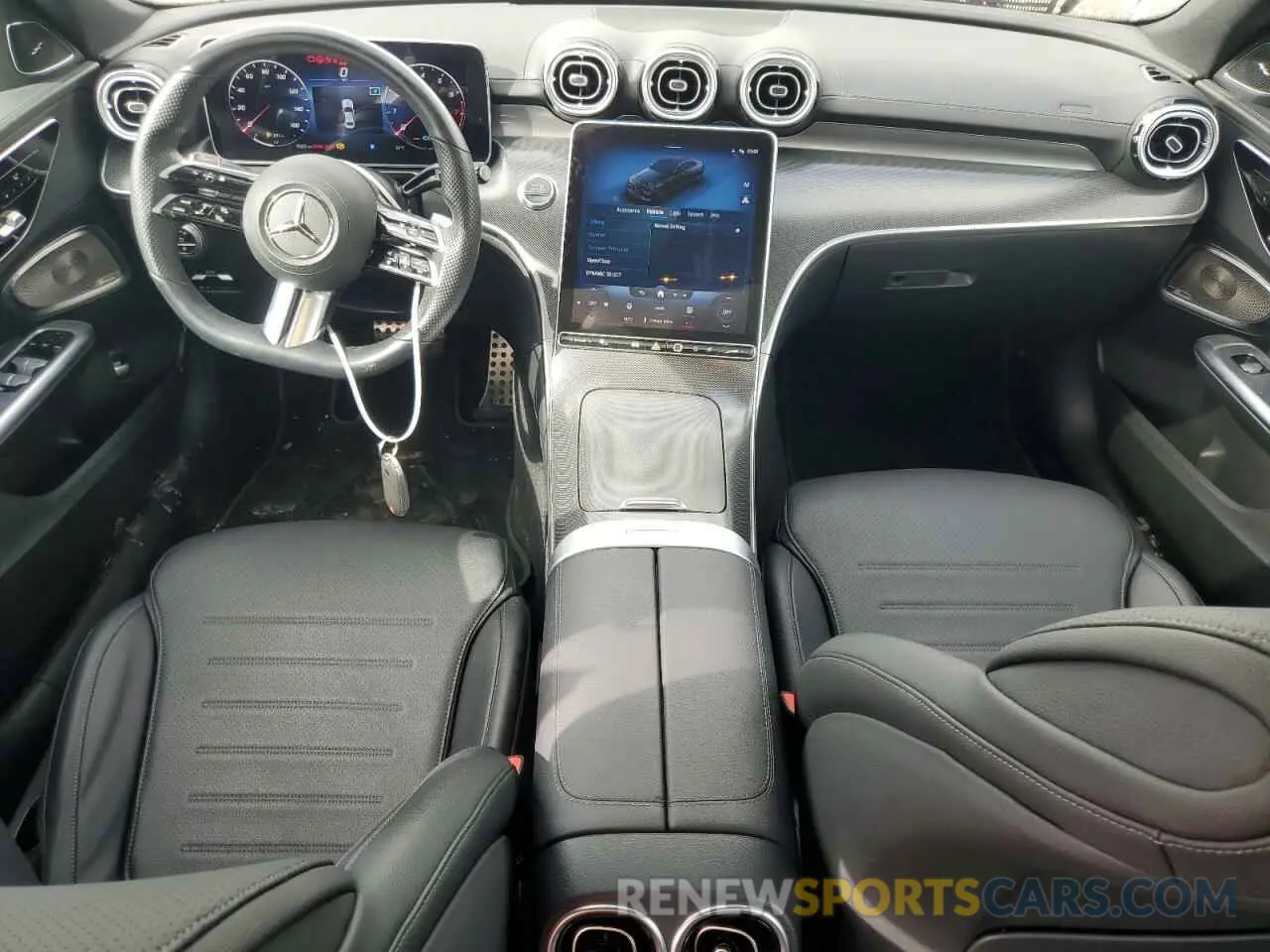8 fotografías del automóvil dañado W1KAF4HB5NR009611 MERCEDES-BENZ C-CLASS 2022