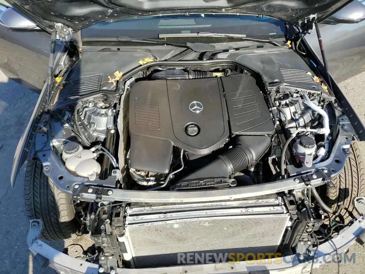11 fotografías del automóvil dañado W1KAF4HB6NR009780 MERCEDES-BENZ C-CLASS 2022