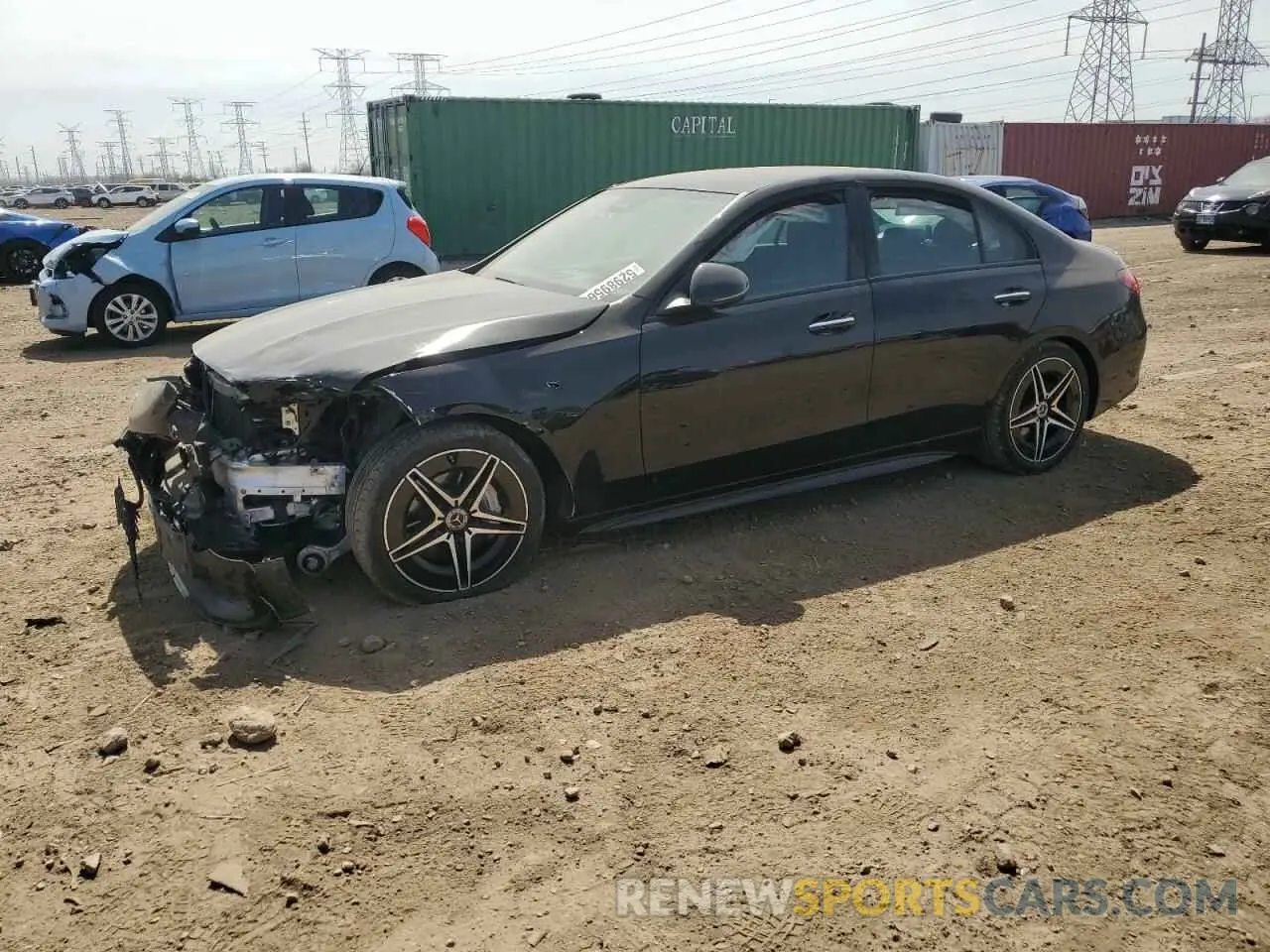 1 fotografías del automóvil dañado W1KAF4HB7NR067171 MERCEDES-BENZ C-CLASS 2022