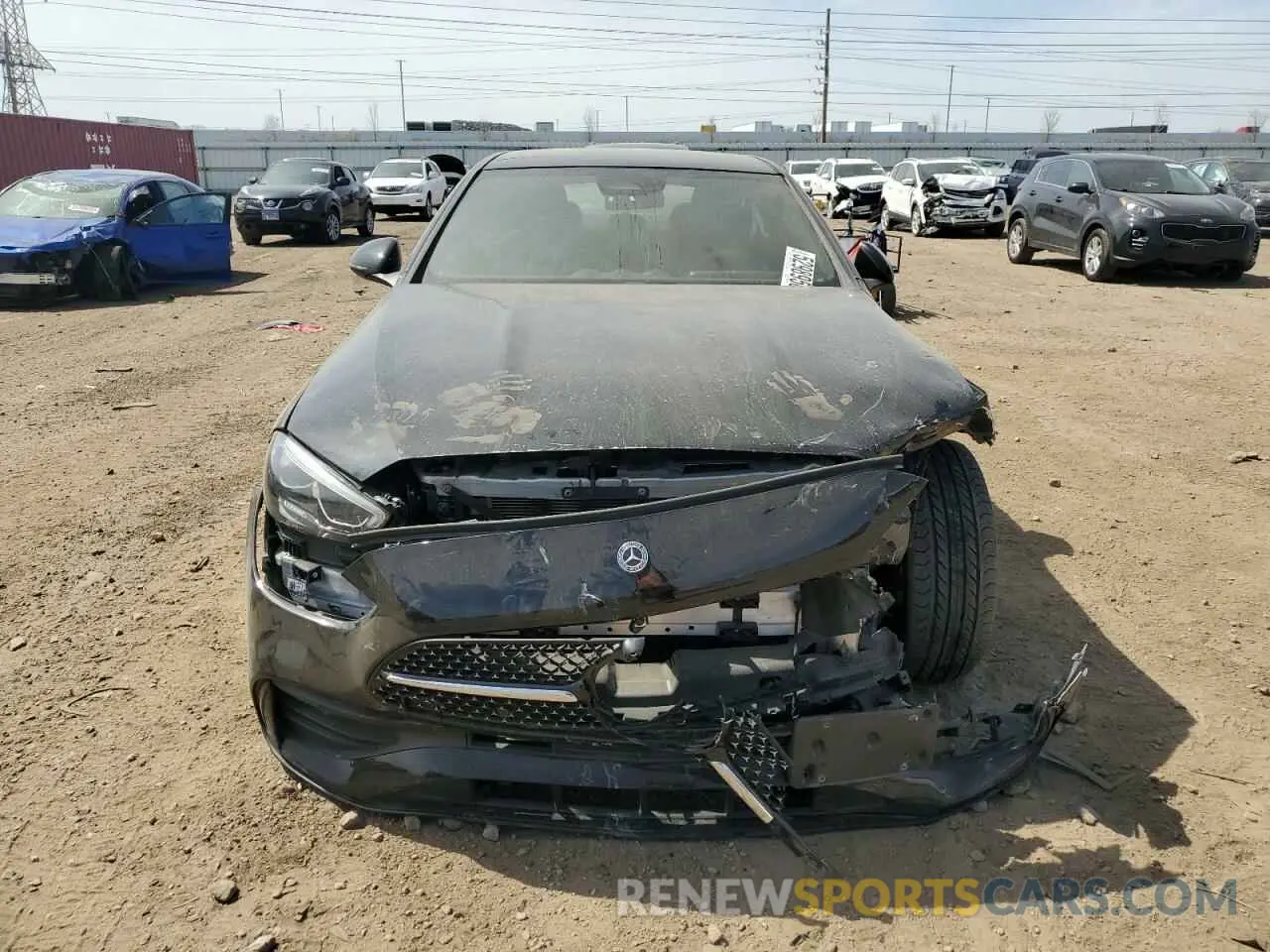 5 fotografías del automóvil dañado W1KAF4HB7NR067171 MERCEDES-BENZ C-CLASS 2022