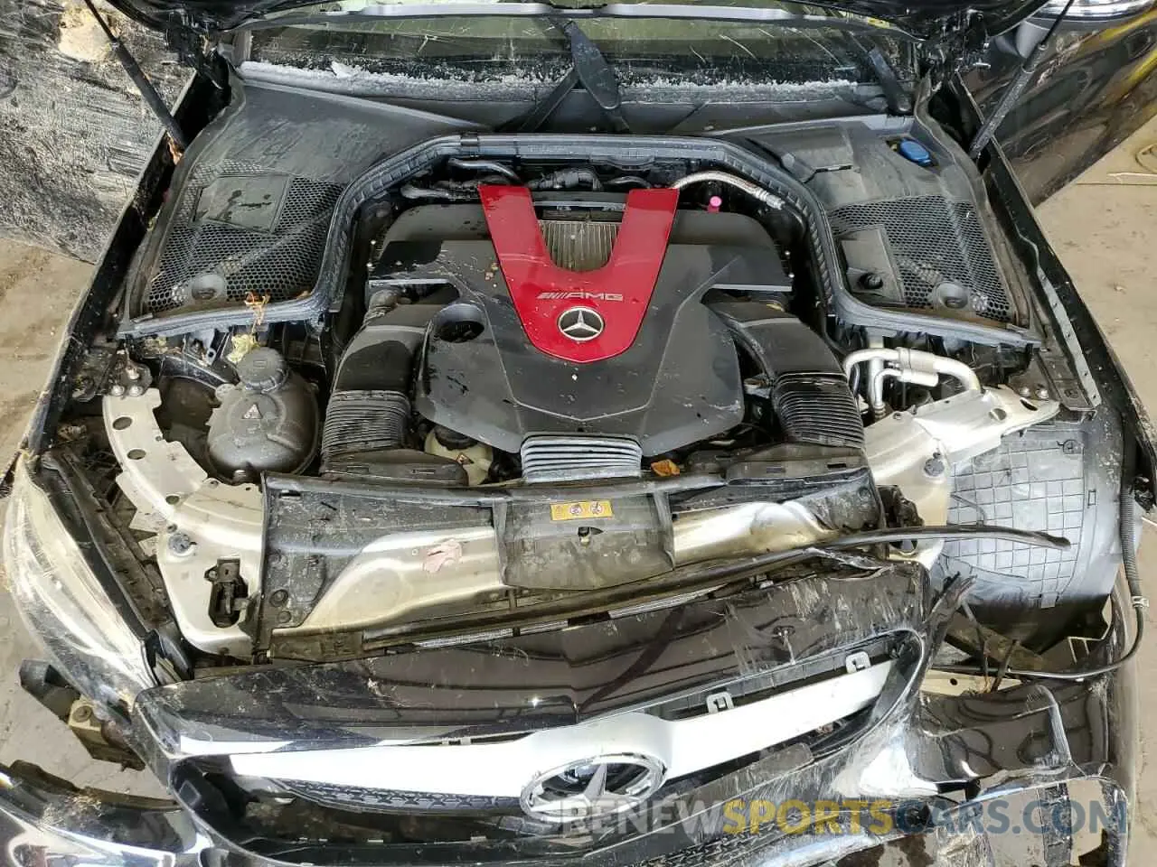 11 fotografías del automóvil dañado W1KWJ6EB8NG112506 MERCEDES-BENZ C-CLASS 2022