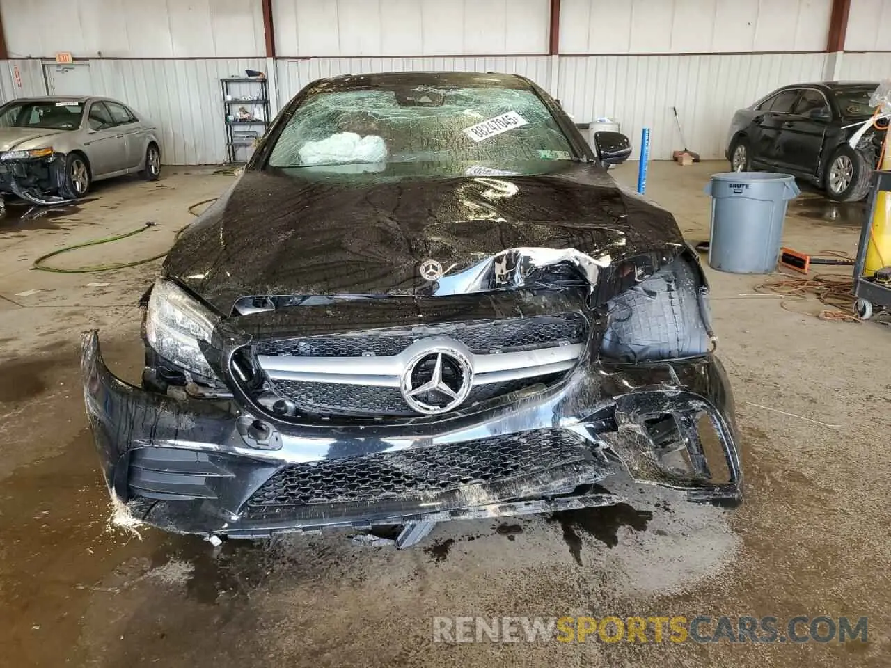 5 fotografías del automóvil dañado W1KWJ6EB8NG112506 MERCEDES-BENZ C-CLASS 2022