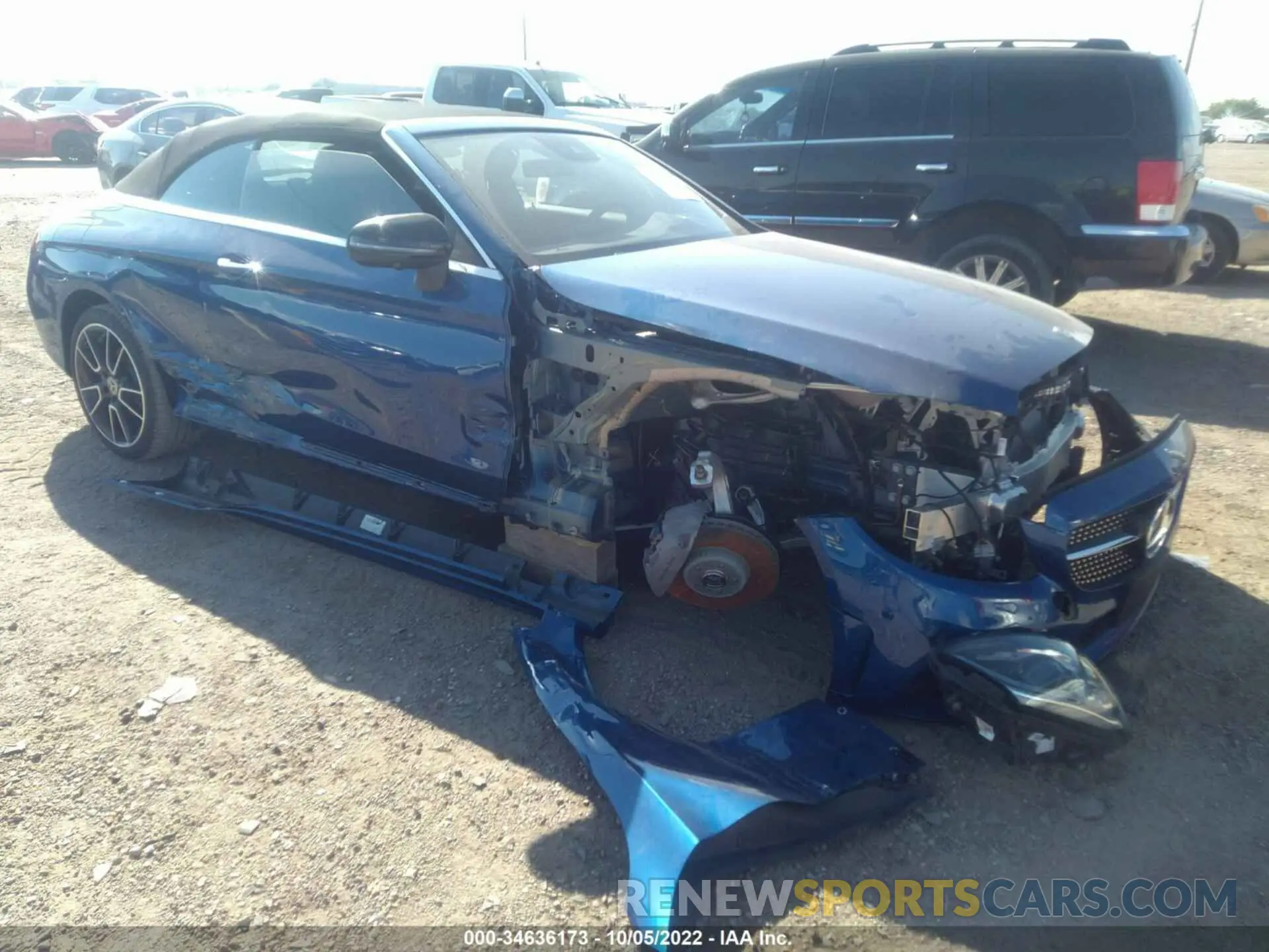 1 fotografías del automóvil dañado W1KWK8DB7NG111258 MERCEDES-BENZ C-CLASS 2022