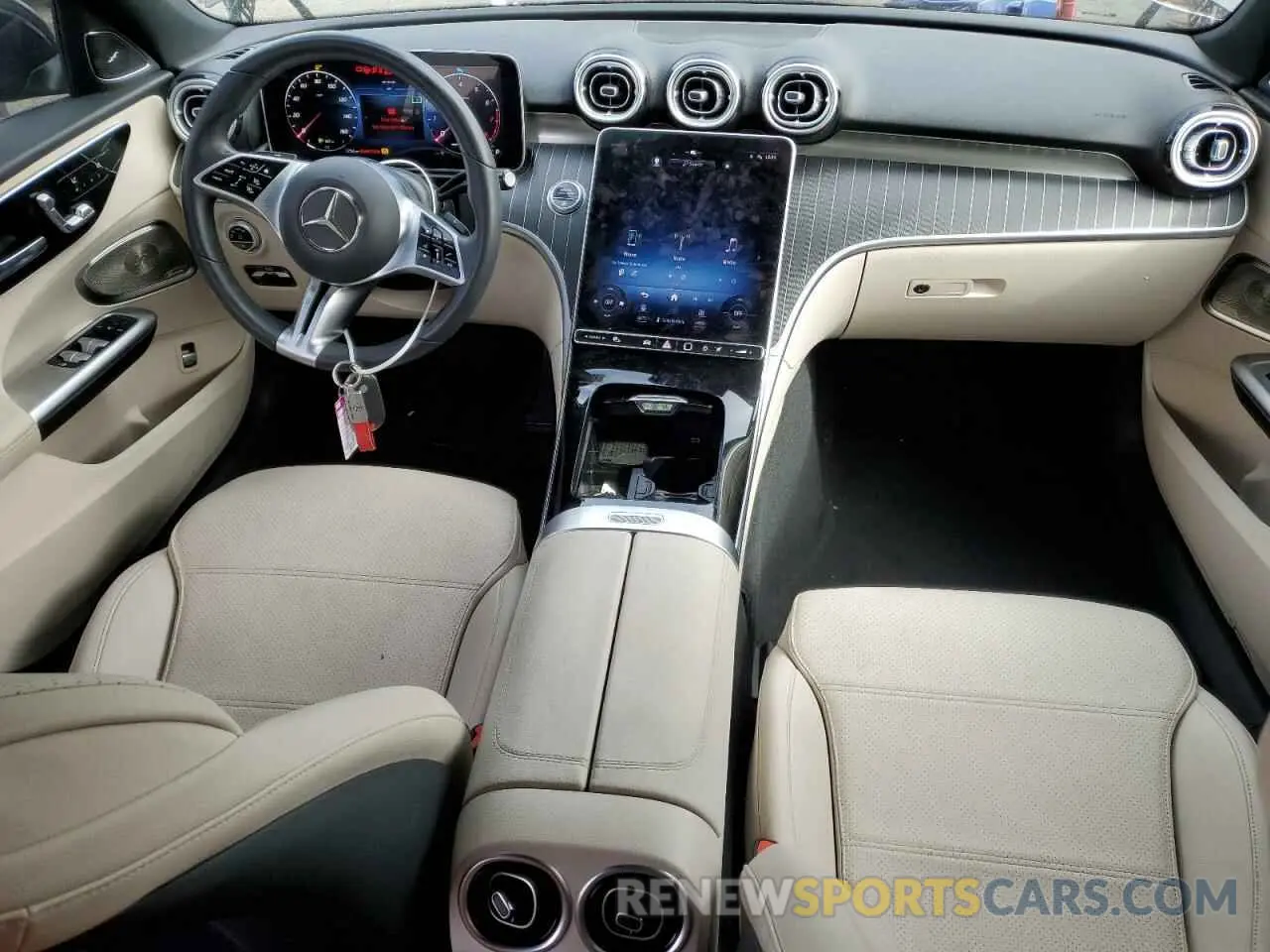 8 fotografías del automóvil dañado W1KAF4GB0PR140272 MERCEDES-BENZ C-CLASS 2023