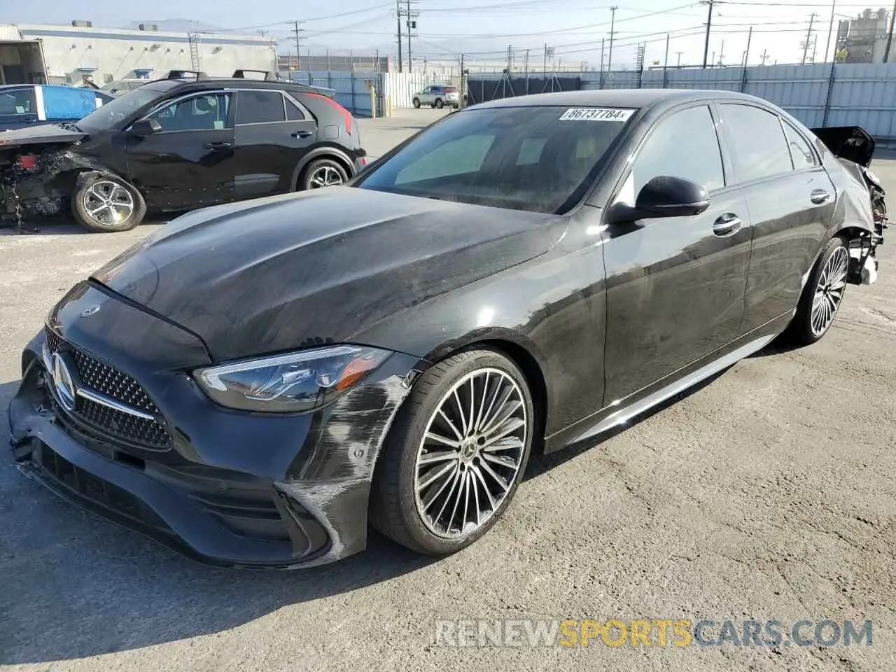 1 fotografías del automóvil dañado W1KAF4GB1PR135033 MERCEDES-BENZ C-CLASS 2023
