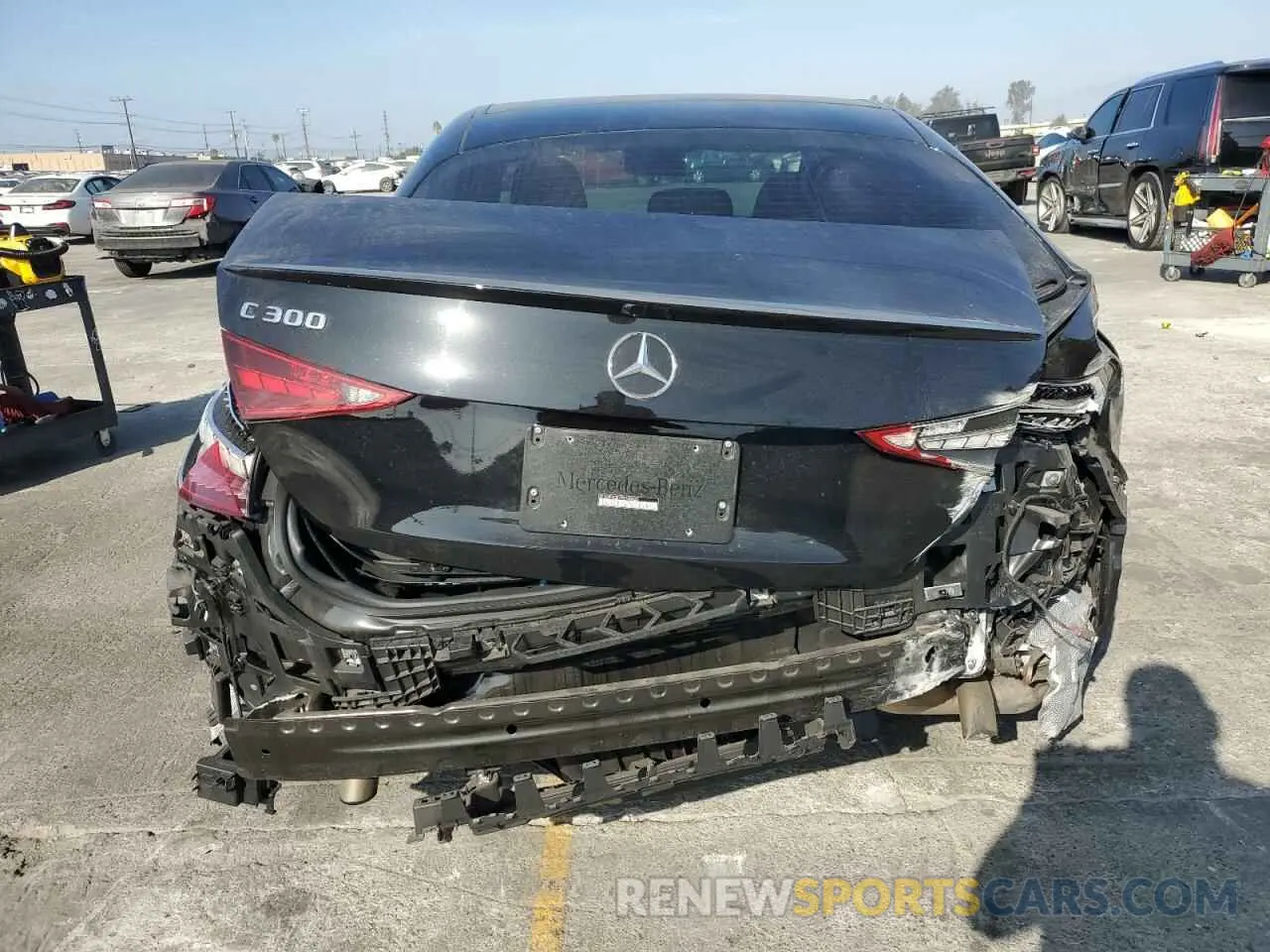 6 fotografías del automóvil dañado W1KAF4GB1PR135033 MERCEDES-BENZ C-CLASS 2023