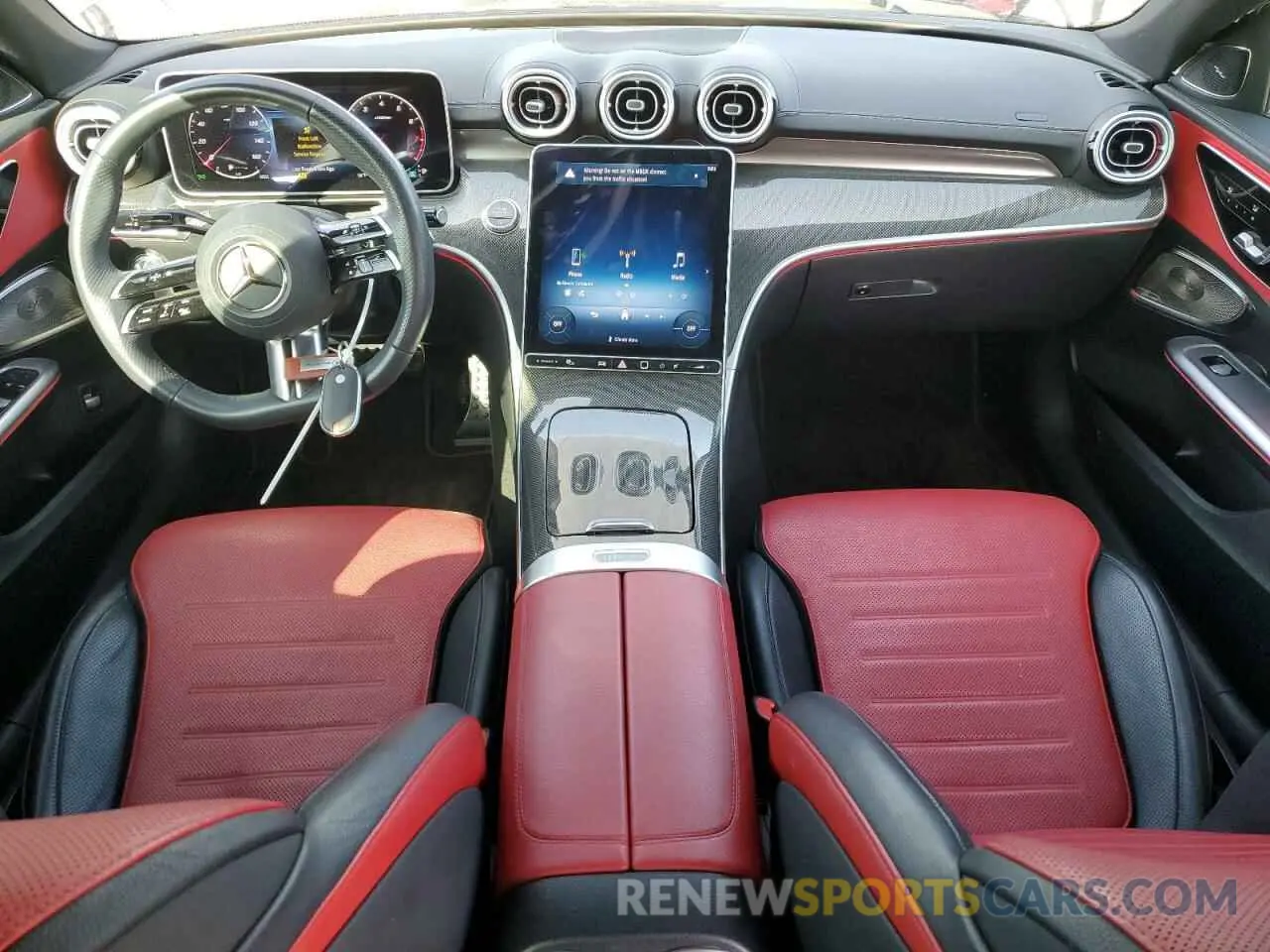 8 fotografías del automóvil dañado W1KAF4GB1PR135033 MERCEDES-BENZ C-CLASS 2023