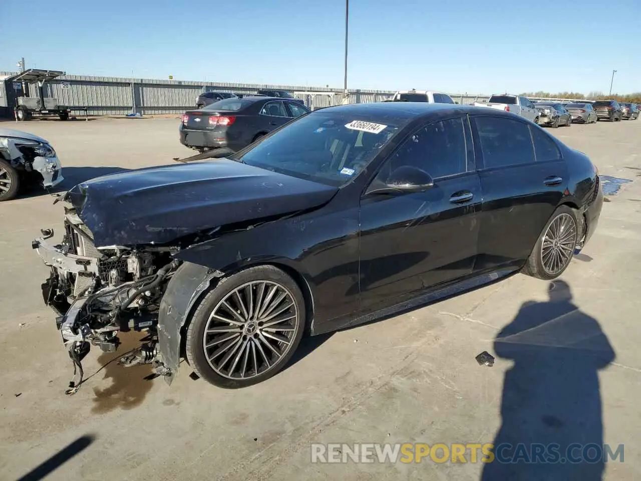 1 fotografías del automóvil dañado W1KAF4GB1PR141592 MERCEDES-BENZ C-CLASS 2023