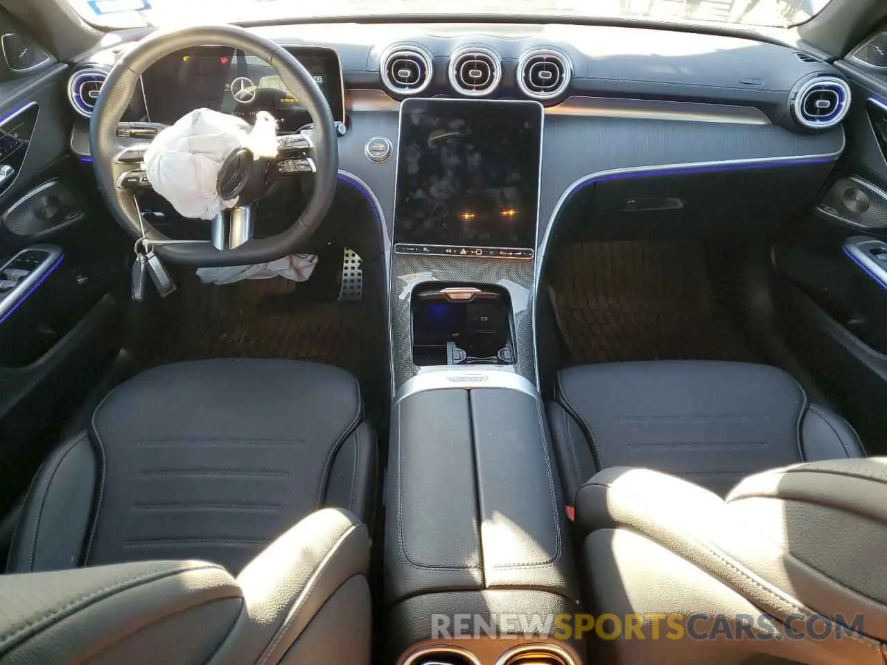 8 fotografías del automóvil dañado W1KAF4GB1PR141592 MERCEDES-BENZ C-CLASS 2023