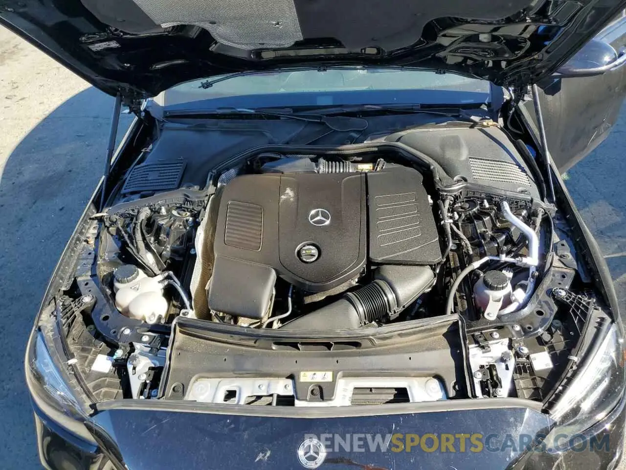 11 fotografías del automóvil dañado W1KAF4GB2PR104146 MERCEDES-BENZ C-CLASS 2023