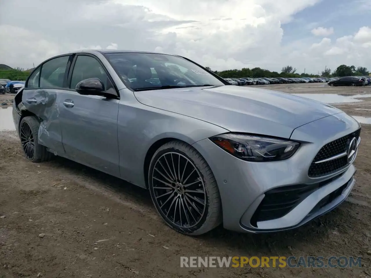 4 fotografías del automóvil dañado W1KAF4GB2PR143917 MERCEDES-BENZ C-CLASS 2023