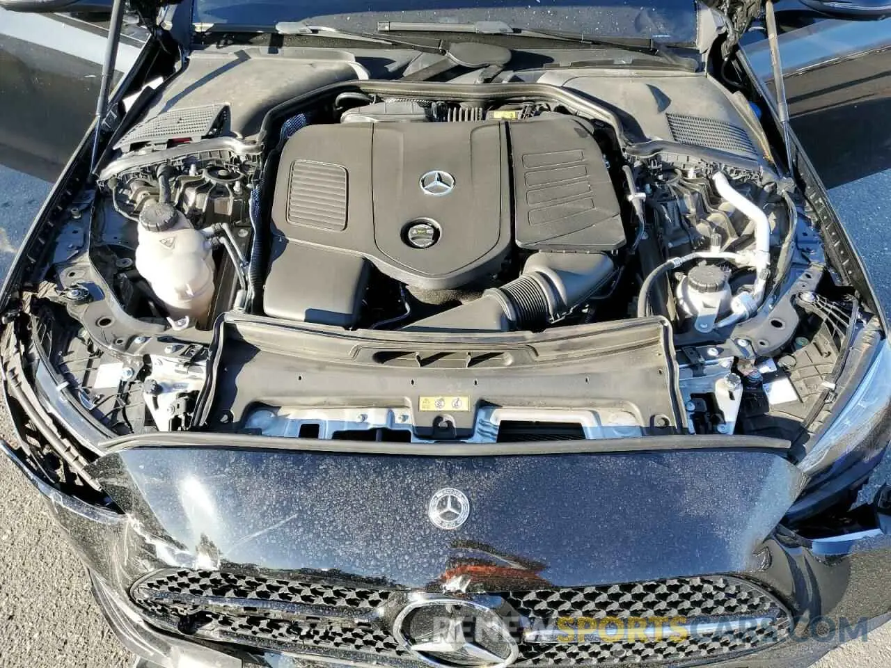11 fotografías del automóvil dañado W1KAF4GB4PR145216 MERCEDES-BENZ C-CLASS 2023