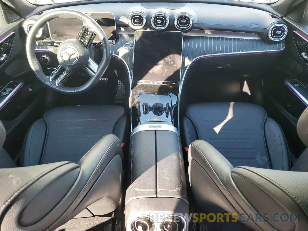 8 fotografías del automóvil dañado W1KAF4GB6PR110418 MERCEDES-BENZ C-CLASS 2023