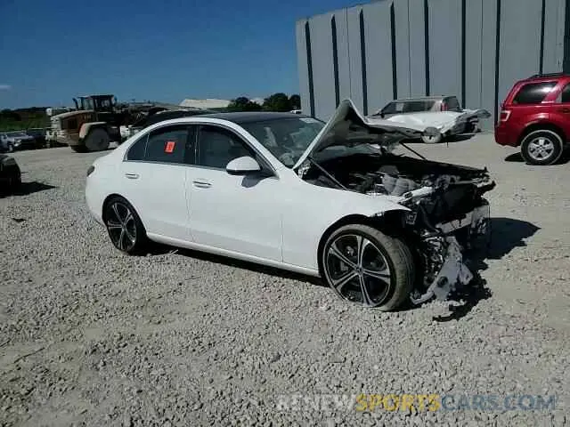 11 fotografías del automóvil dañado W1KAF4GB9PR087460 MERCEDES-BENZ C-CLASS 2023