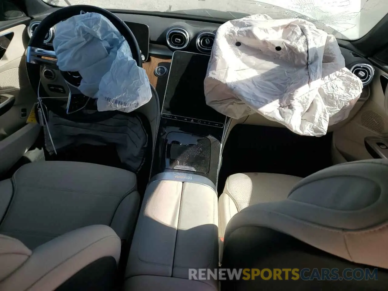 8 fotografías del automóvil dañado W1KAF4GB9PR087460 MERCEDES-BENZ C-CLASS 2023