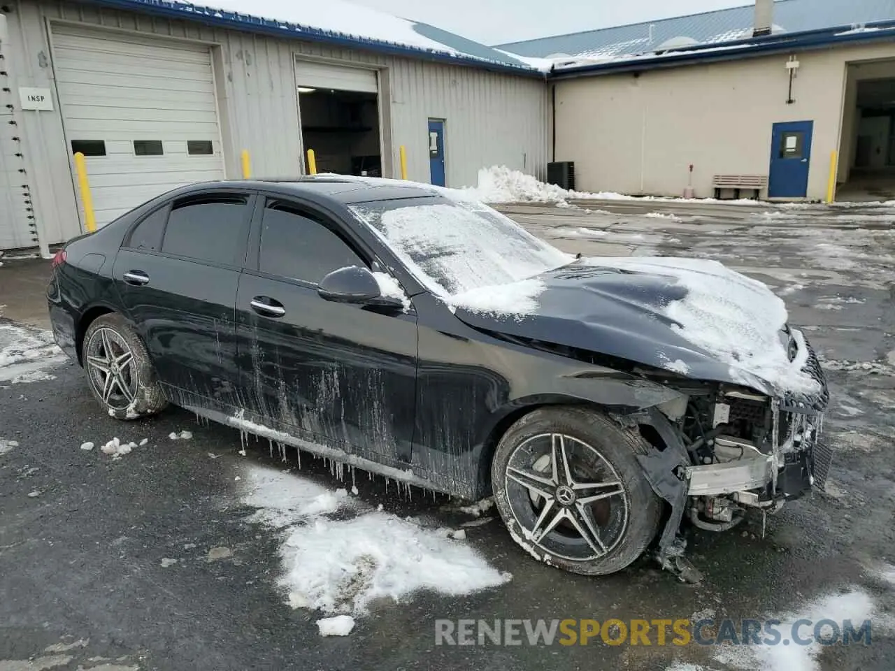 4 fotografías del automóvil dañado W1KAF4HB0PR152159 MERCEDES-BENZ C-CLASS 2023