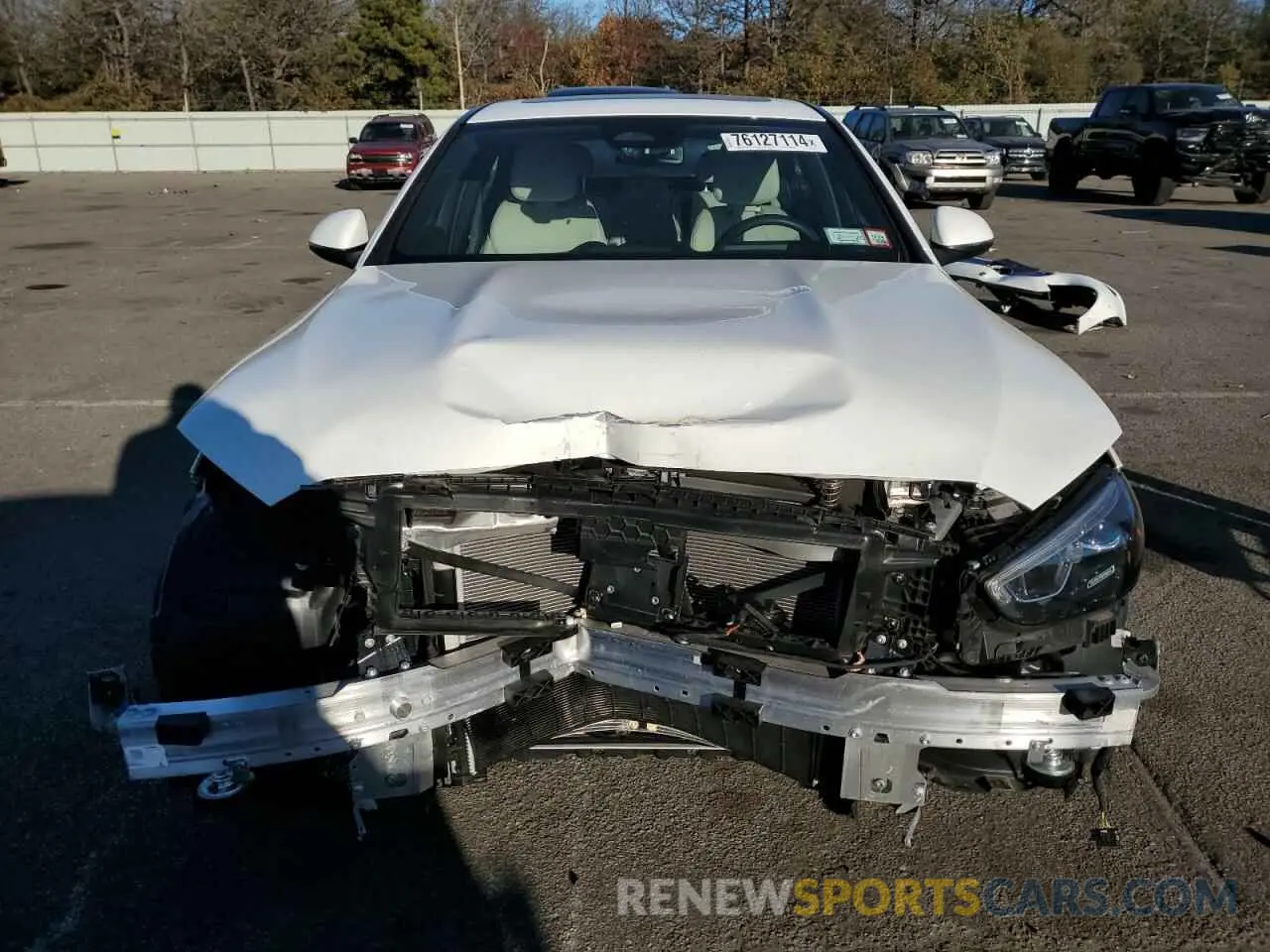 5 fotografías del automóvil dañado W1KAF4HB1PR153899 MERCEDES-BENZ C-CLASS 2023