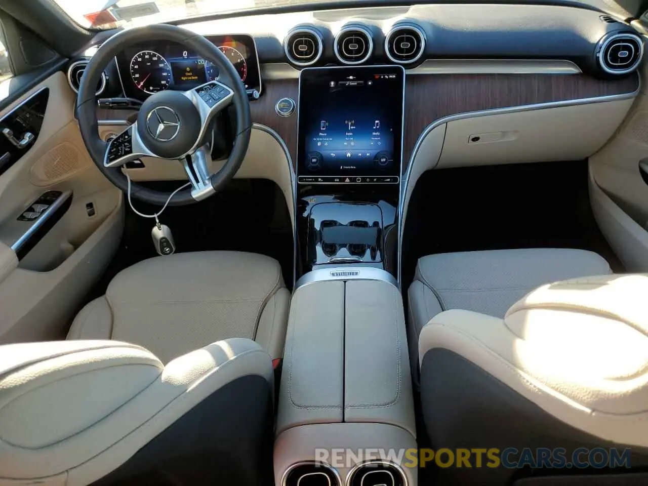 8 fotografías del automóvil dañado W1KAF4HB1PR153899 MERCEDES-BENZ C-CLASS 2023