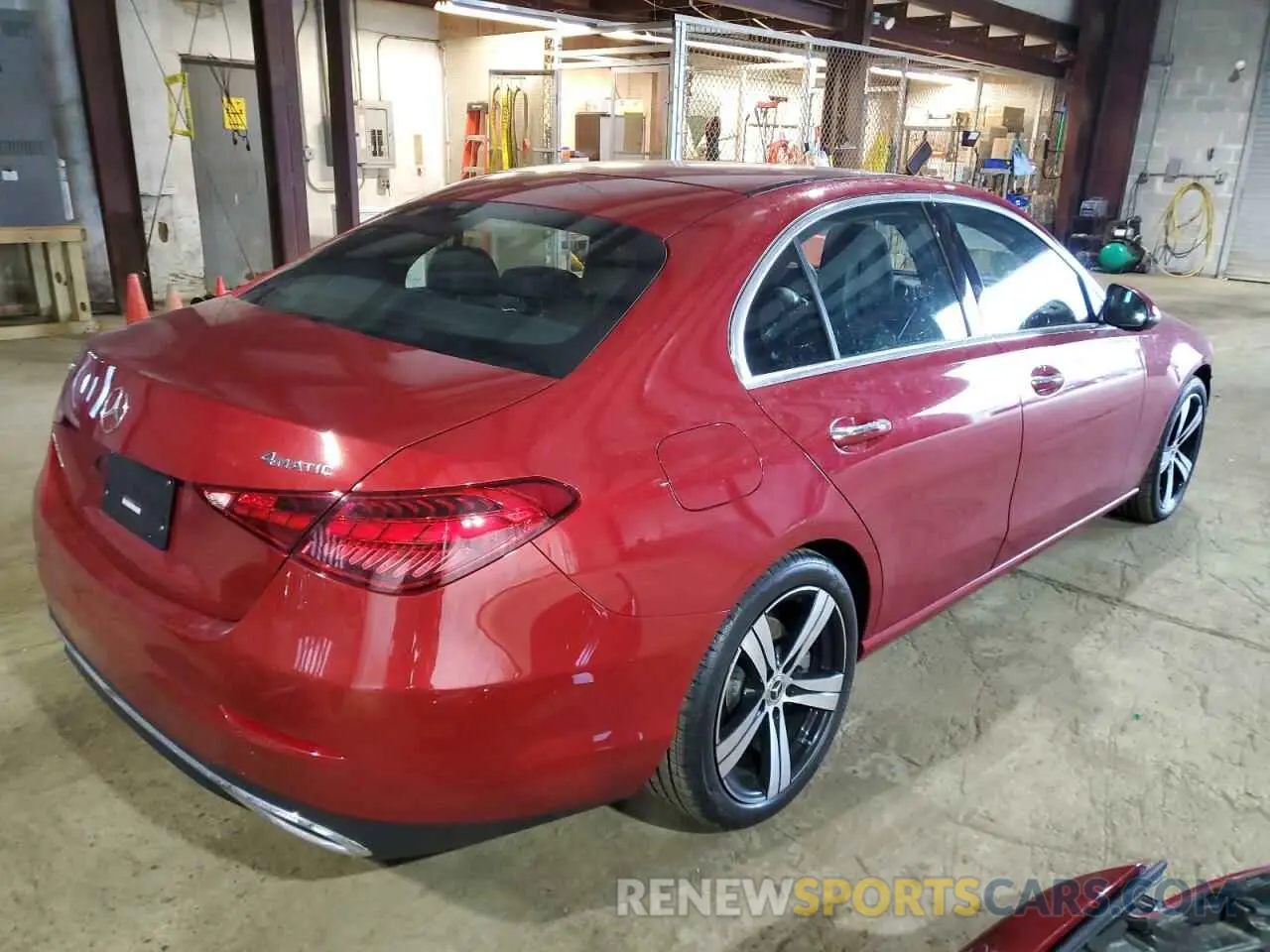 3 fotografías del automóvil dañado W1KAF4HB3PR069681 MERCEDES-BENZ C-CLASS 2023