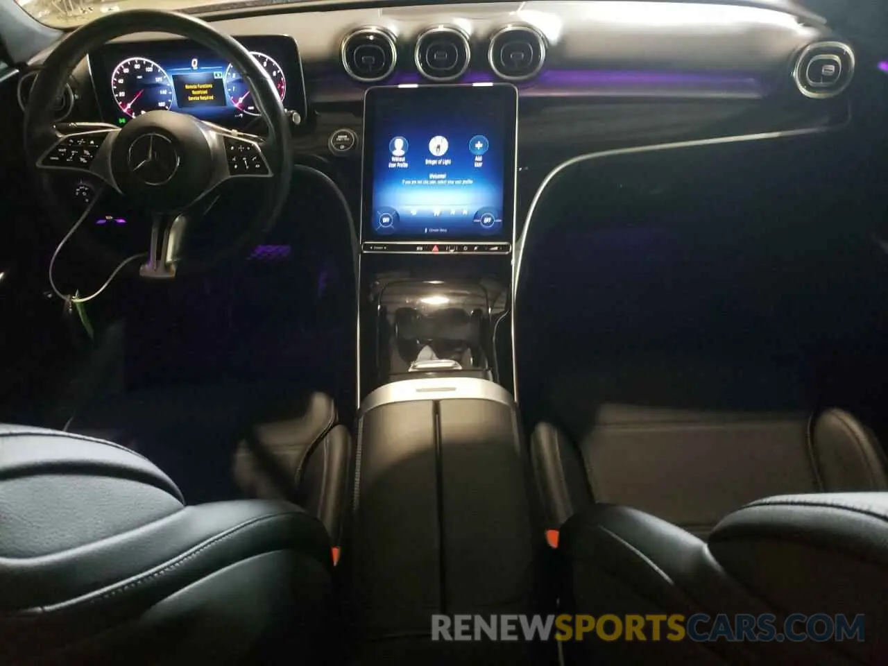 8 fotografías del automóvil dañado W1KAF4HB3PR069681 MERCEDES-BENZ C-CLASS 2023