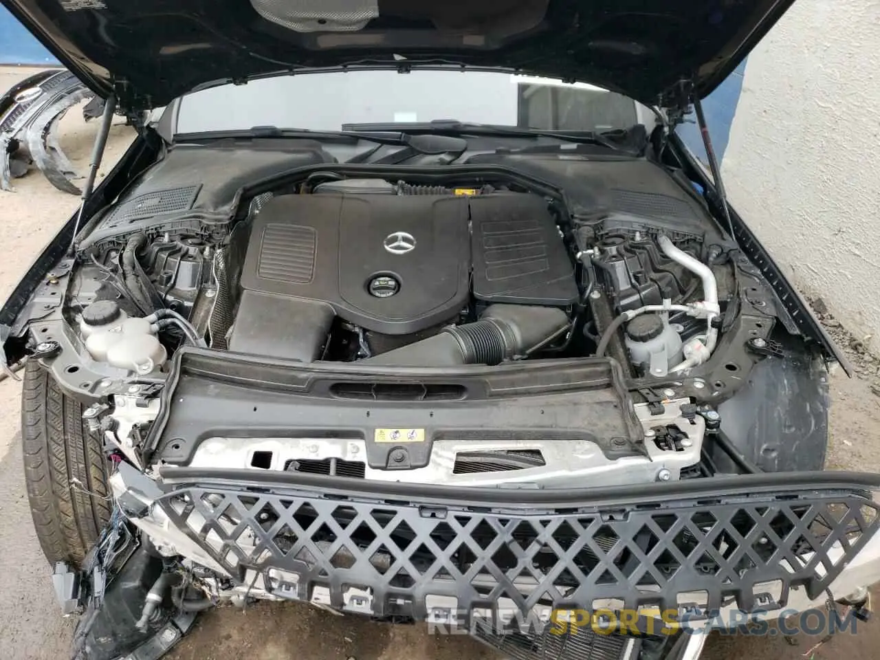 11 fotografías del automóvil dañado W1KAF4HB4PR108908 MERCEDES-BENZ C-CLASS 2023