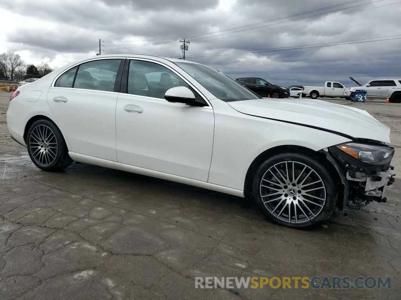 4 fotografías del automóvil dañado W1KAF4HB5PR120114 MERCEDES-BENZ C-CLASS 2023