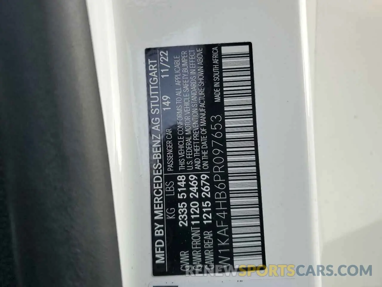 12 fotografías del automóvil dañado W1KAF4HB6PR097653 MERCEDES-BENZ C-CLASS 2023