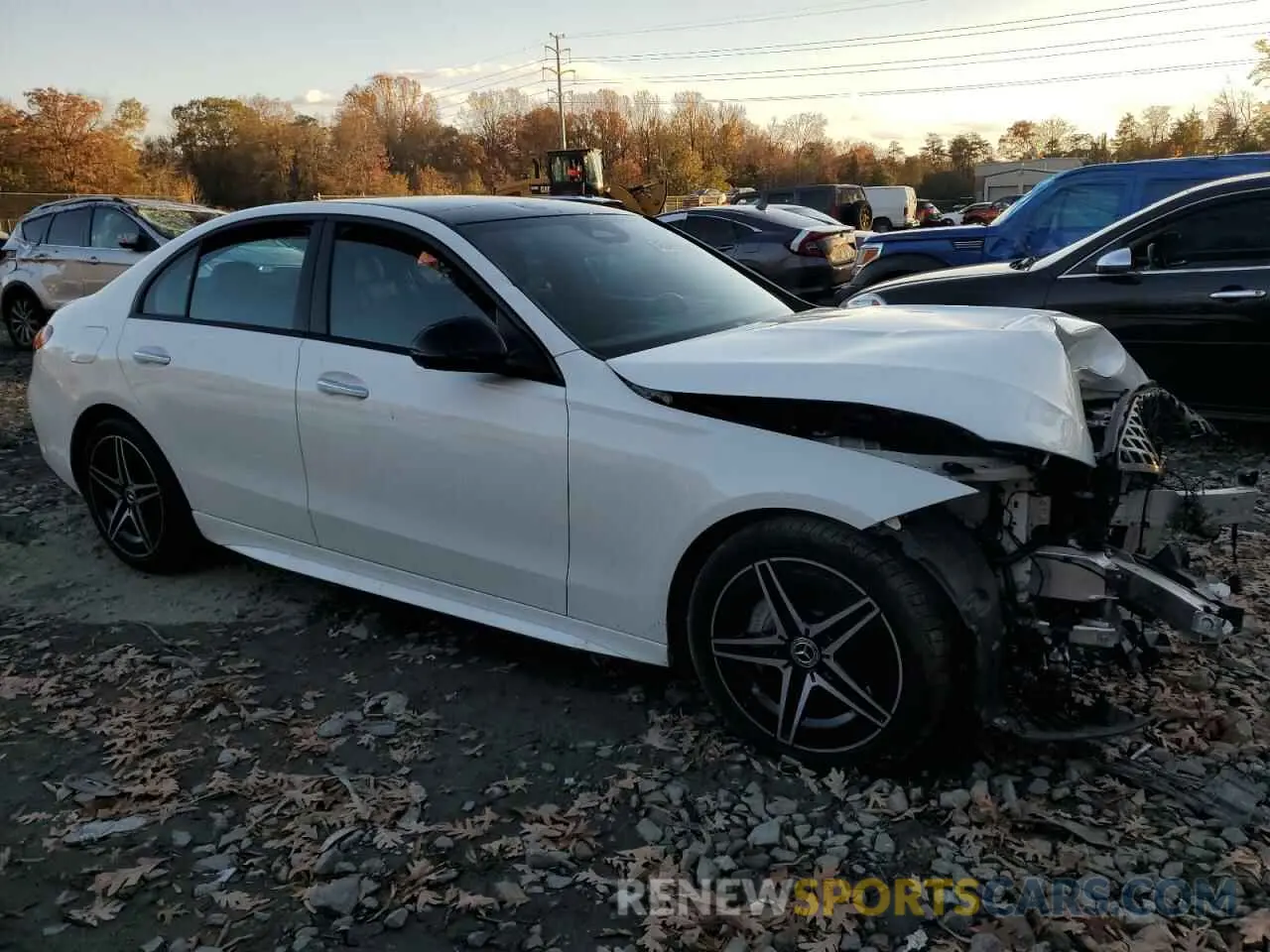 4 fotografías del automóvil dañado W1KAF4HB6PR097653 MERCEDES-BENZ C-CLASS 2023