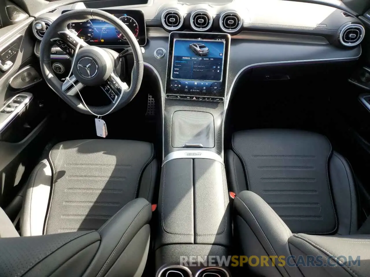 8 fotografías del automóvil dañado W1KAF4HB6PR129971 MERCEDES-BENZ C-CLASS 2023