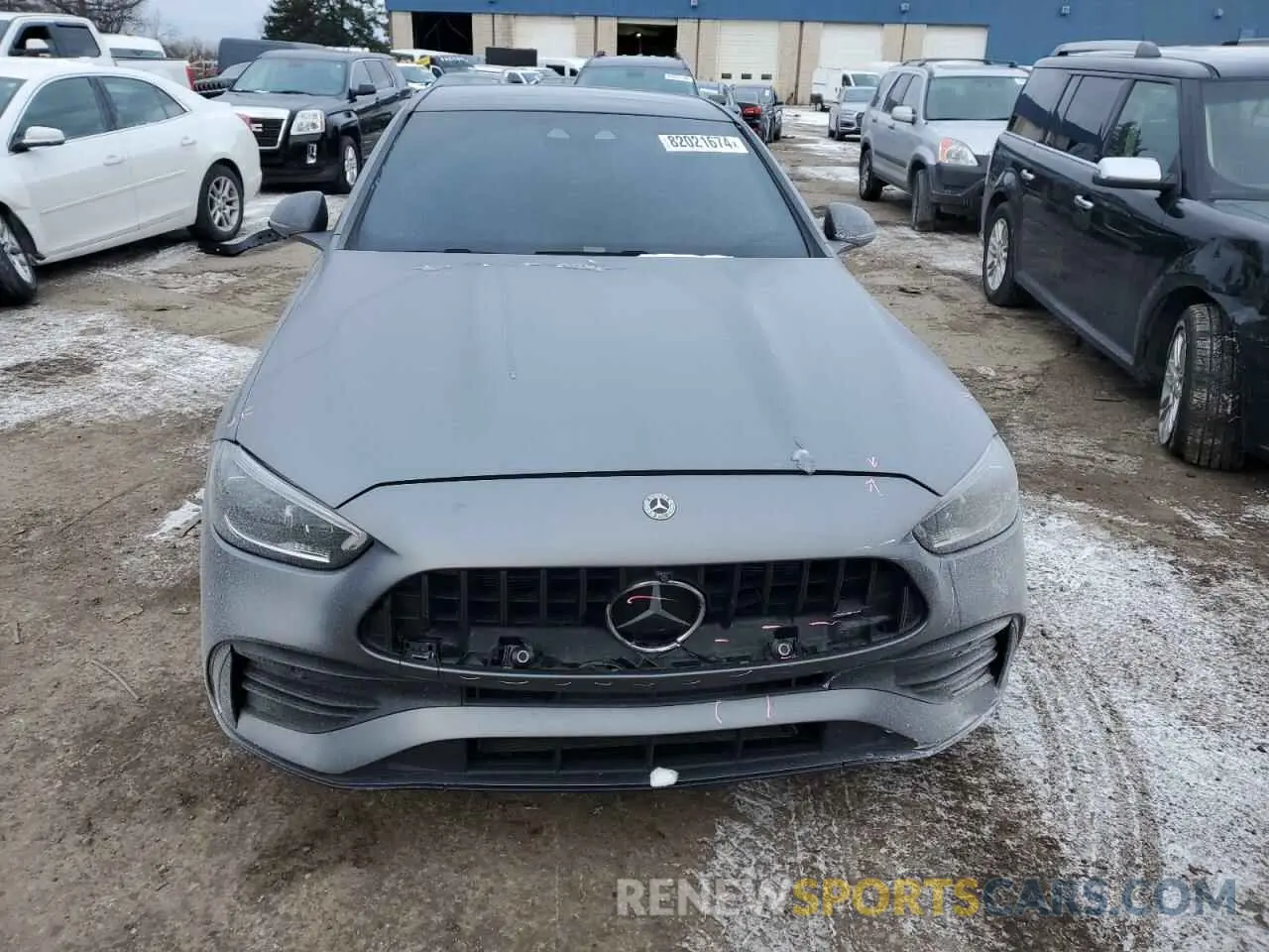 5 fotografías del automóvil dañado W1KAF8HB1PR096515 MERCEDES-BENZ C-CLASS 2023