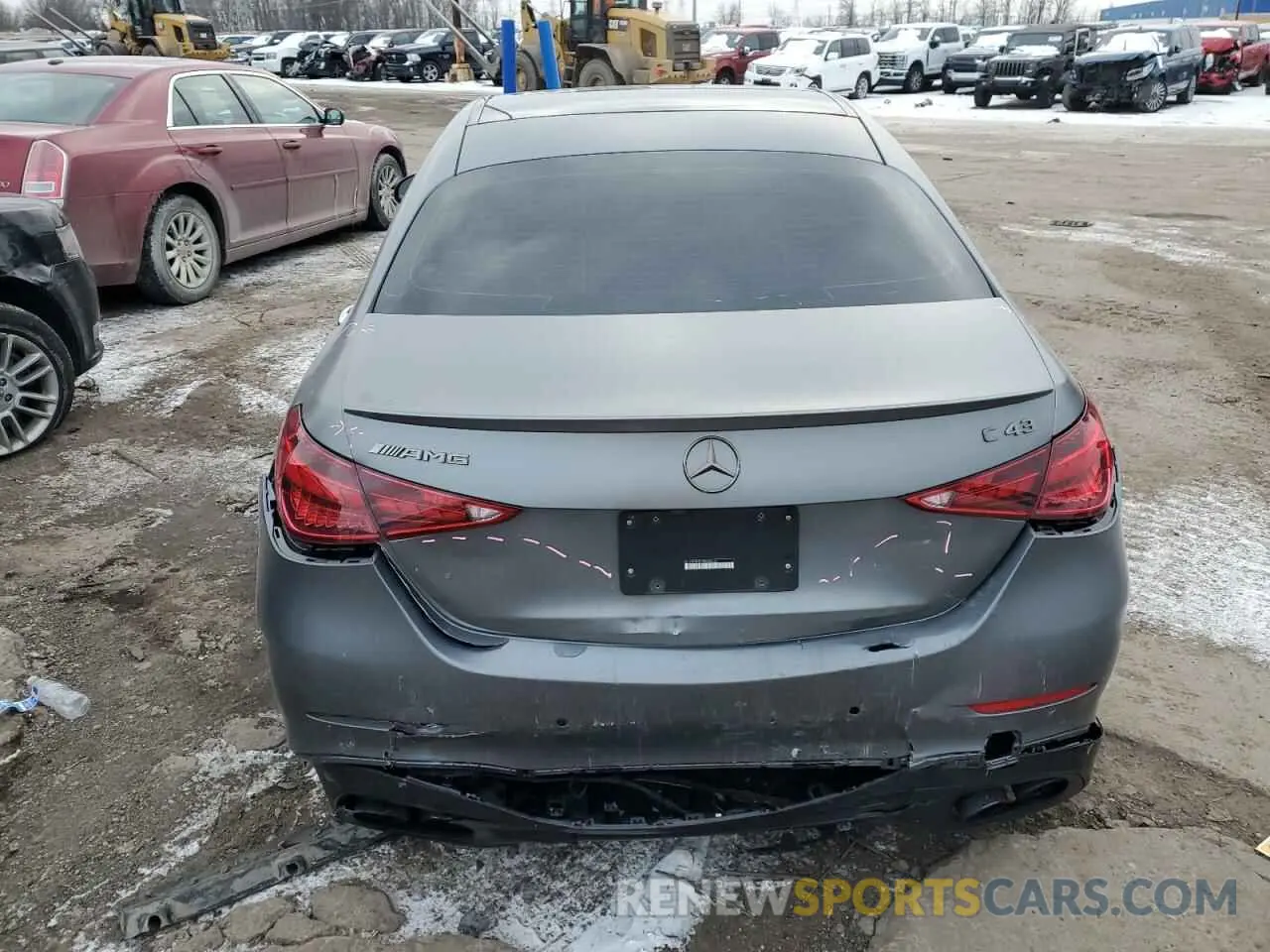 6 fotografías del automóvil dañado W1KAF8HB1PR096515 MERCEDES-BENZ C-CLASS 2023
