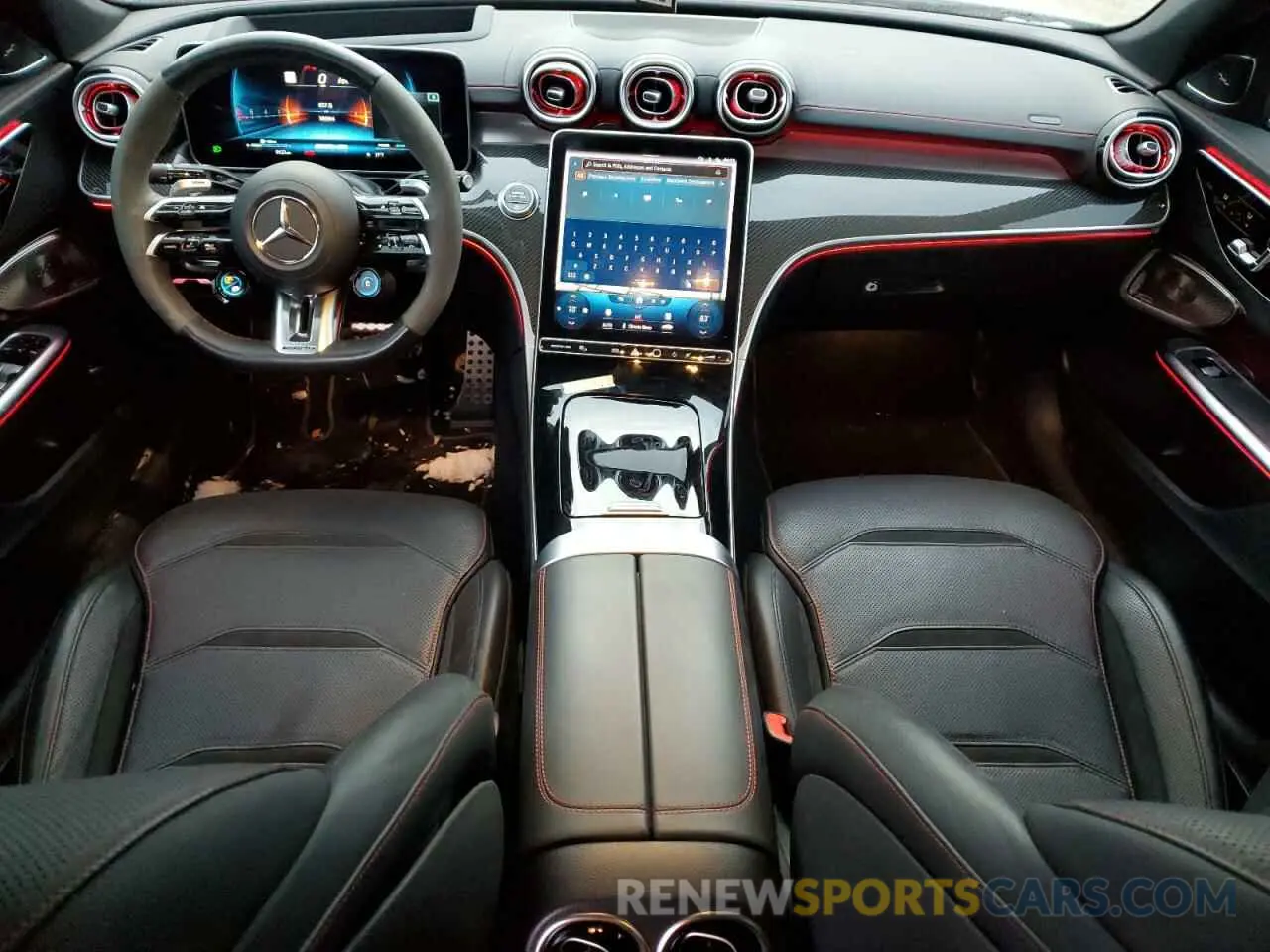 8 fotografías del automóvil dañado W1KAF8HB1PR096515 MERCEDES-BENZ C-CLASS 2023